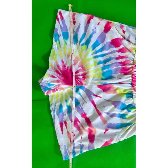 Justice Girls Size 7 8, Romper Sleep, White Tie Dye ~NEW includes Headband - Picture 4 of 4